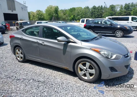 2011 Hyundai Elantra Gls (Ulsan Plant) из США, поврежденный, VIN KMHDH4AE0BU099406